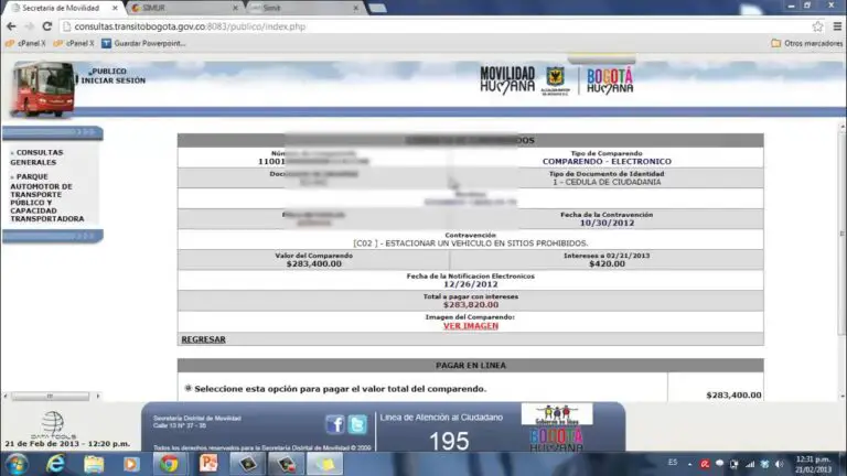 Consulta De Comparendos Pedagogicos Bogota